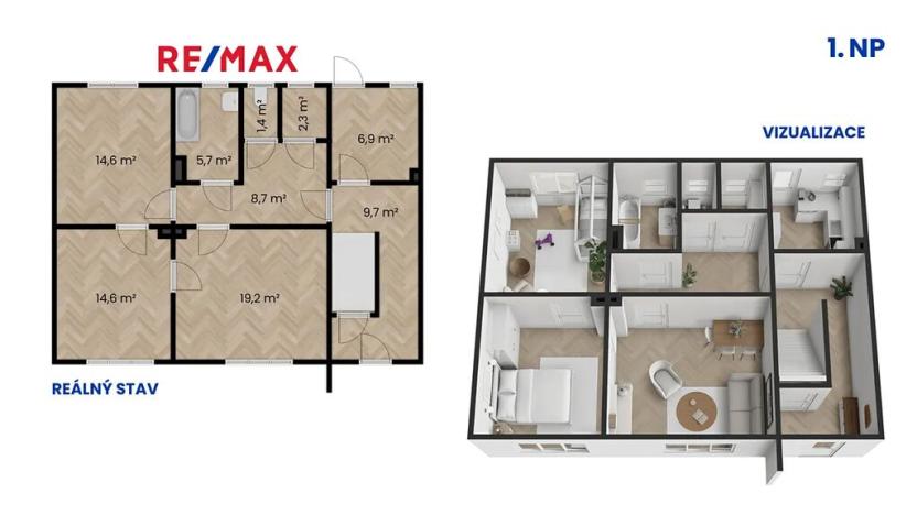 Prodej rodinného domu, Mačkov, 83 m2