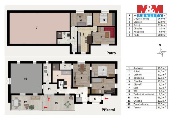 Prodej rodinného domu, Bechyně, Čechova, 162 m2