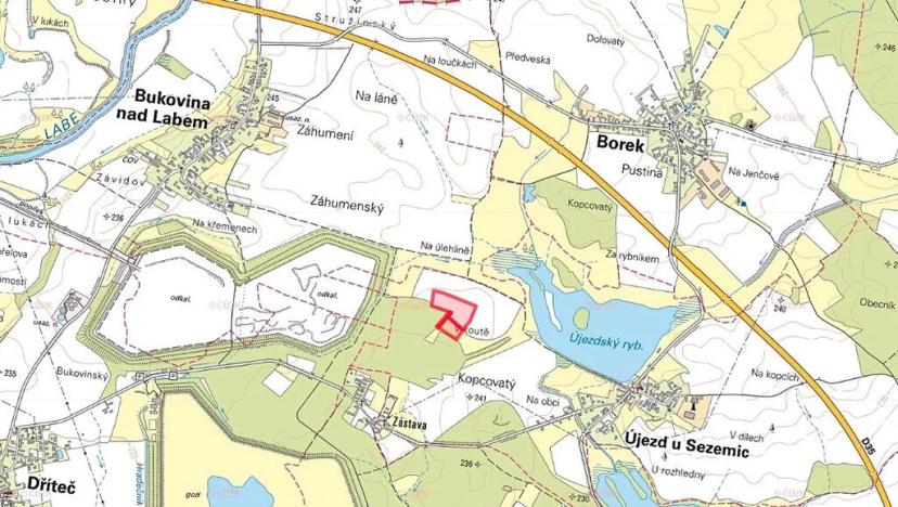 Prodej pole, Újezd u Sezemic, 33004 m2