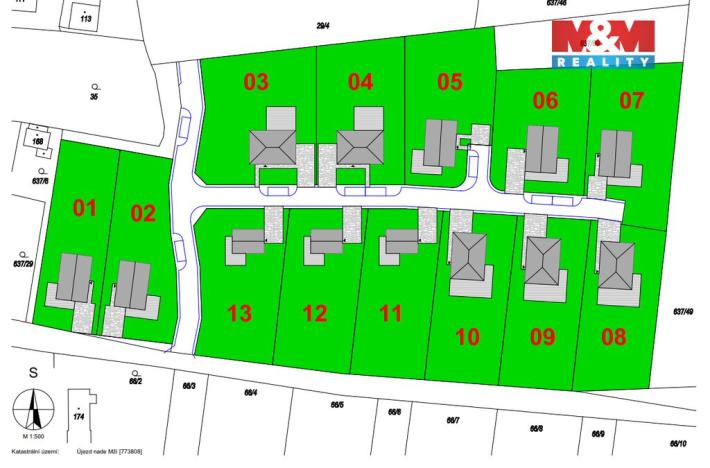 Prodej pozemku pro bydlení, Újezd nade Mží, 1080 m2