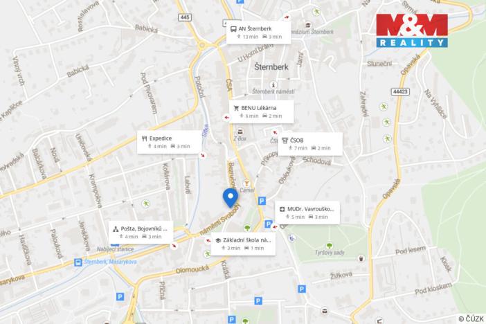 Pronájem bytu 3+kk, Šternberk, náměstí Svobody, 75 m2