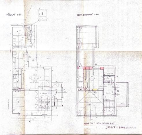 Prodej rodinného domu, Rosice, Brněnská, 107 m2