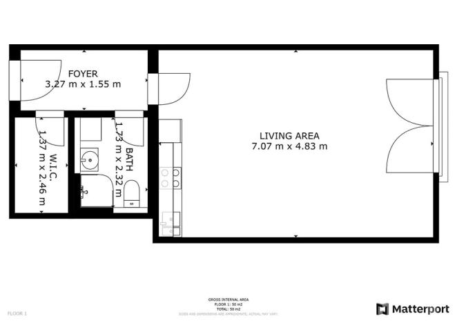 Pronájem bytu 1+kk, Praha - Žižkov, Olgy Havlové, 48 m2