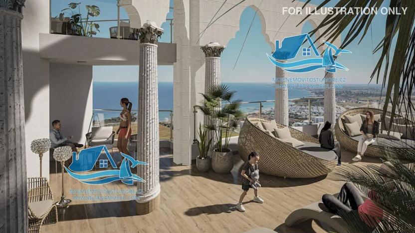 Prodej bytu 1+kk, Trikomo, Kypr, 45 m2