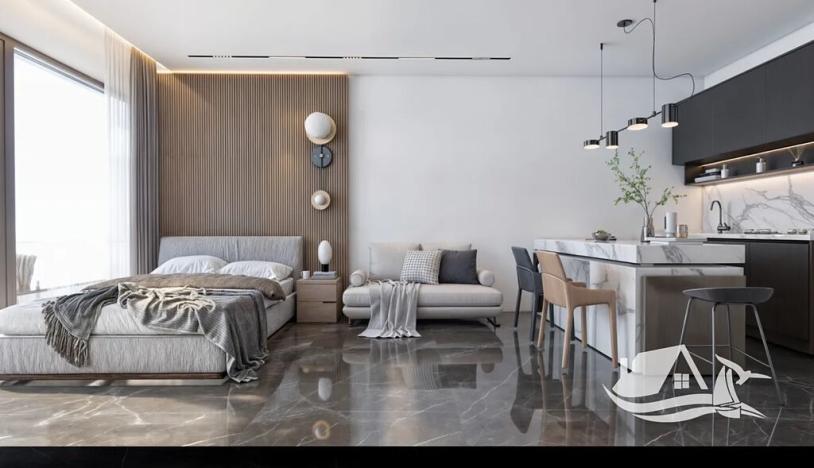 Prodej bytu 1+kk, Agios Amvrosios Keryneias, Kypr, 33 m2