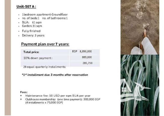 Prodej bytu 2+kk, Safaga, Egypt, 45 m2