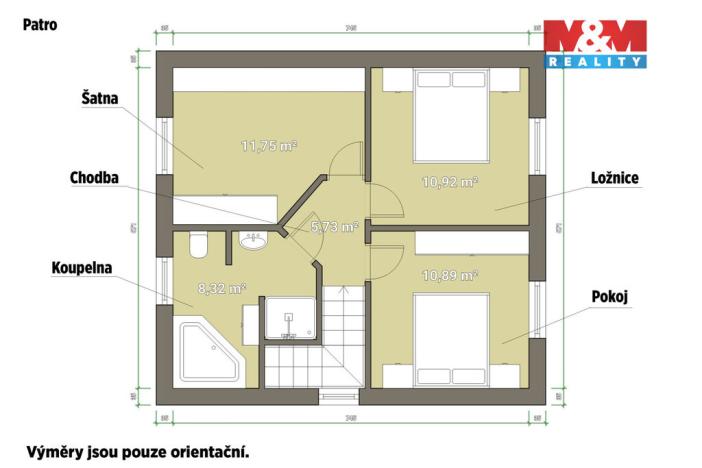 Pronájem rodinného domu, Plešnice, 94 m2