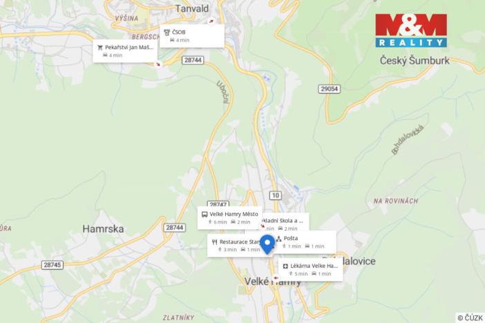 Prodej ubytování, Velké Hamry, 550 m2