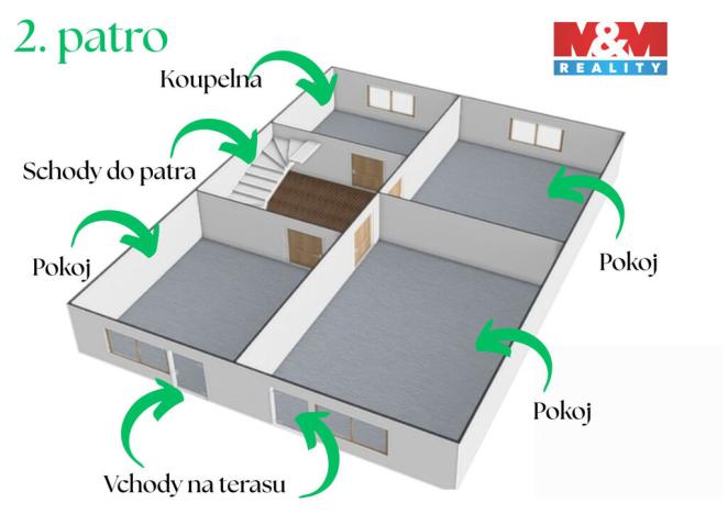Pronájem rodinného domu, Třebíč - Podklášteří, Kmochova, 138 m2