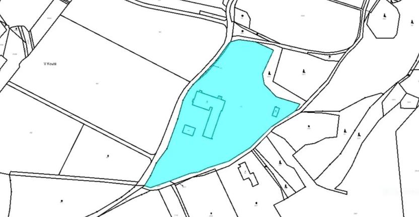 Dražba ubytování, Nová Paka, 2698 m2