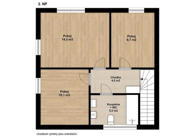 Pronájem rodinného domu, Nehvizdy, Podolí, 95 m2