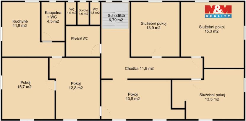 Prodej ubytování, Želízy, 640 m2