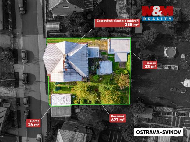 Prodej rodinného domu, Ostrava - Svinov, Leopolda Kříže, 350 m2