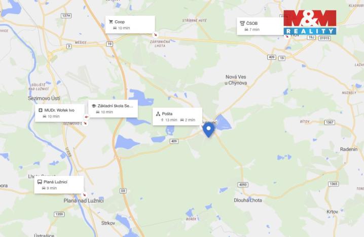 Prodej pozemku pro bydlení, Turovec, 1116 m2