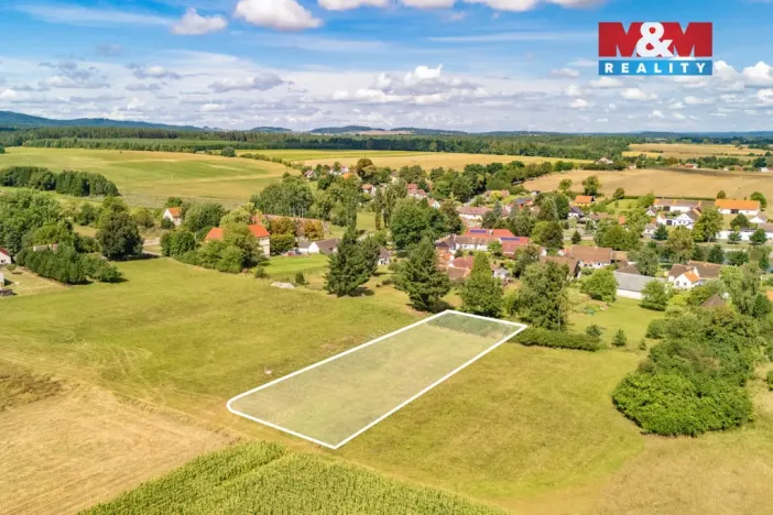Prodej pozemku pro bydlení, Albrechtice nad Vltavou - Údraž, 2696 m2