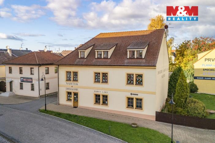 Pronájem obchodního prostoru, Bor, náměstí Republiky, 156 m2