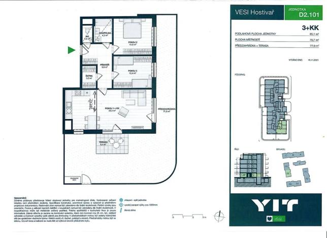 Prodej ubytování, Praha - Hostivař, Nurmiho, 80 m2