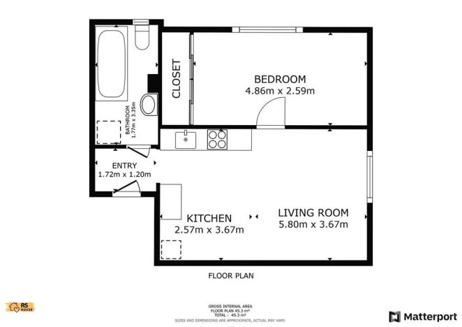 Prodej bytu 2+kk, Bakov nad Jizerou, 43 m2