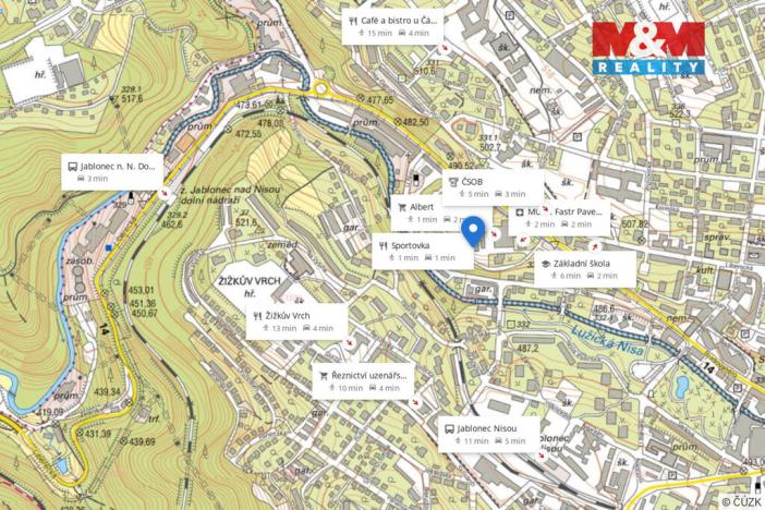 Prodej bytu 3+1, Jablonec nad Nisou, Na Vršku, 59 m2