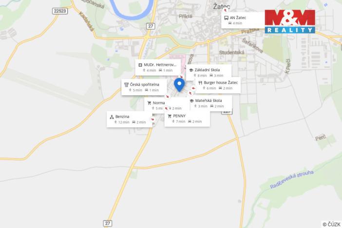 Prodej bytu 3+1, Žatec, Družstevní, 81 m2