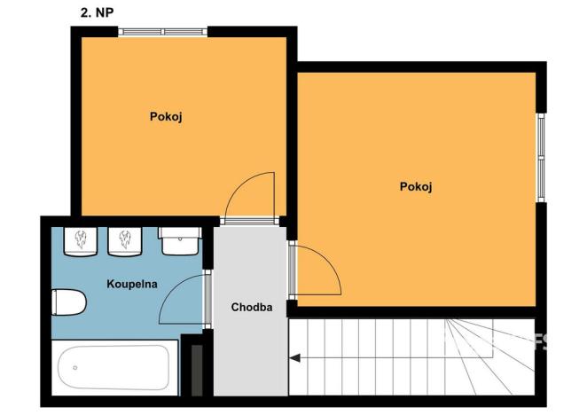 Prodej bytu 3+kk, Chotětov - Hřivno, 71 m2