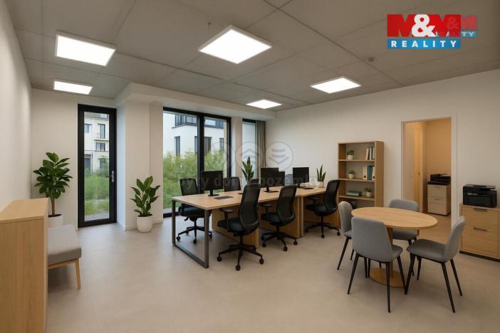 Pronájem kanceláře, Horoměřice, Velvarská, 45 m2