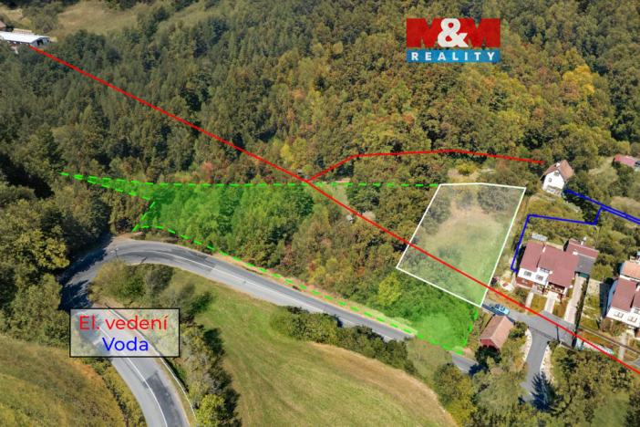 Prodej pozemku pro bydlení, Luhačovice - Kladná Žilín, 3444 m2