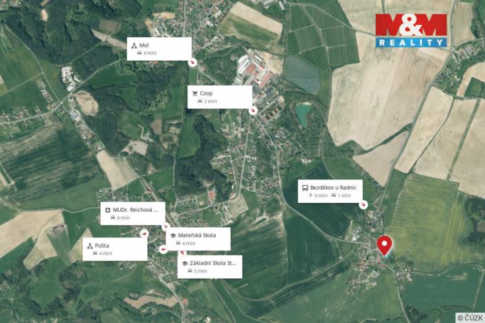 Prodej pozemku pro bydlení, Bezděkov, 1049 m2