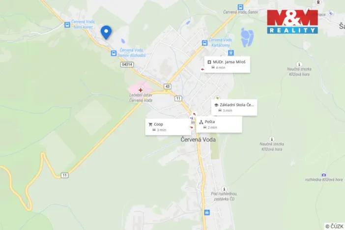 Prodej rodinného domu, Červená Voda, 129 m2