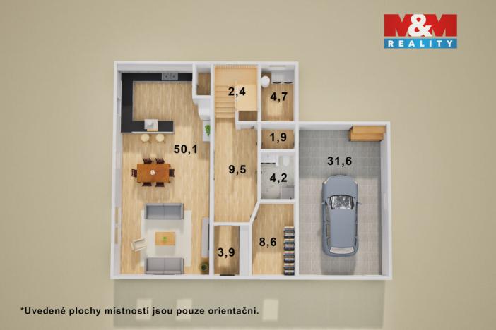 Prodej rodinného domu, Chuderov, 252 m2