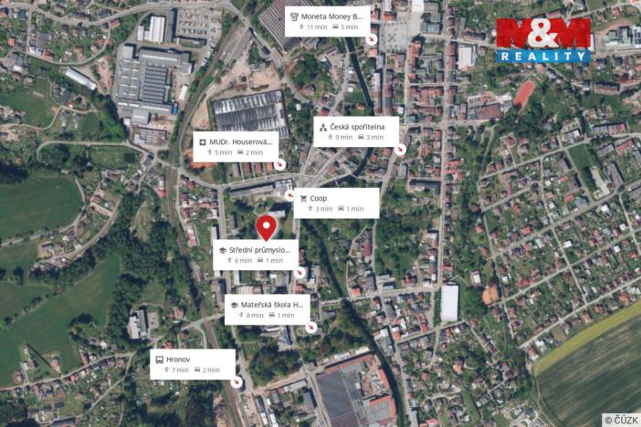 Prodej bytu 1+1, Hronov, Hostovského, 41 m2