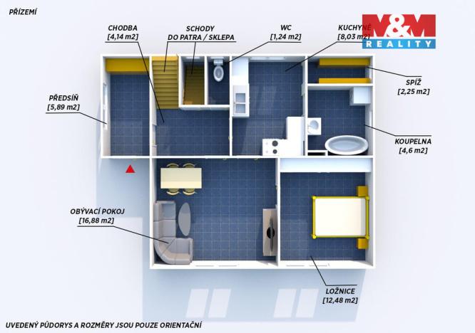 Prodej rodinného domu, Jince, Brigádnická, 98 m2