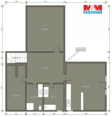 Prodej rodinného domu, Hradčany, Luční, 377 m2