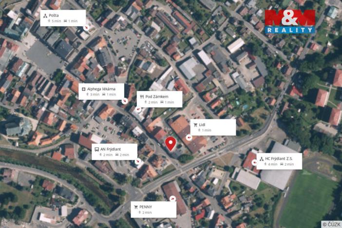 Prodej činžovního domu, Frýdlant, ČSA, 196 m2