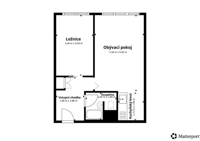 Prodej bytu 2+kk, Most, Josefa Ševčíka, 40 m2