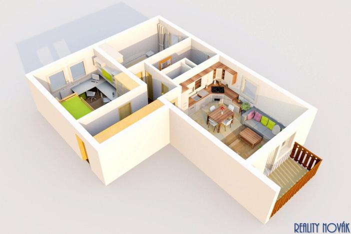 Prodej bytu 3+kk, Vejprnice, Jižní Svahy, 81 m2