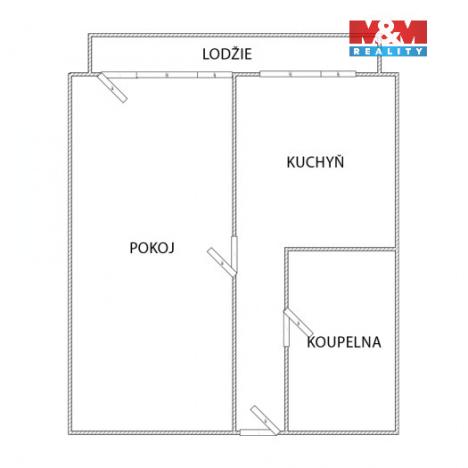 Prodej bytu 1+1, Ostrava - Výškovice, 29. dubna, 39 m2