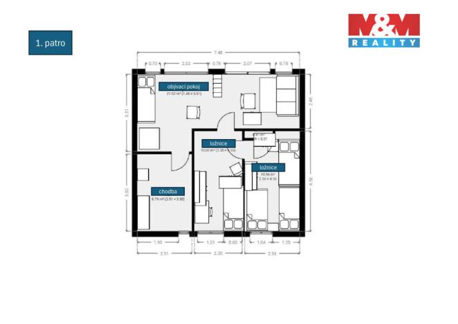 Prodej chalupy, Vojníkov, 122 m2