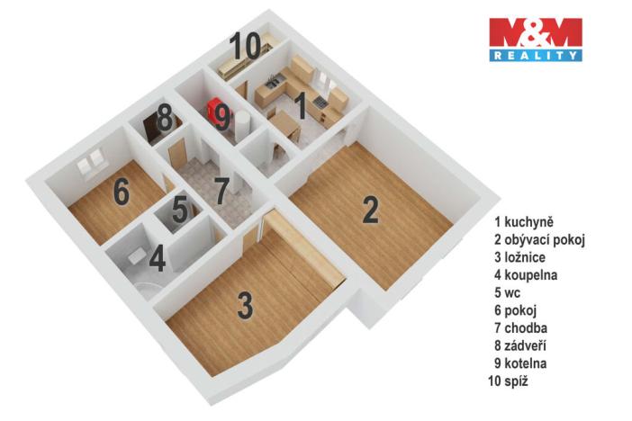 Prodej rodinného domu, Dačice - Hostkovice, 105 m2