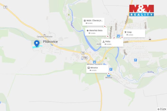 Prodej pozemku pro bydlení, Mirovice - Plíškovice, 4705 m2