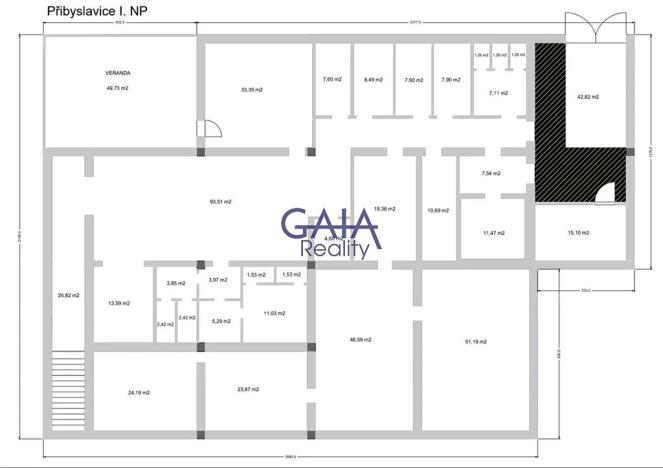 Prodej skladu, Přibyslavice, Kaštanová, 500 m2
