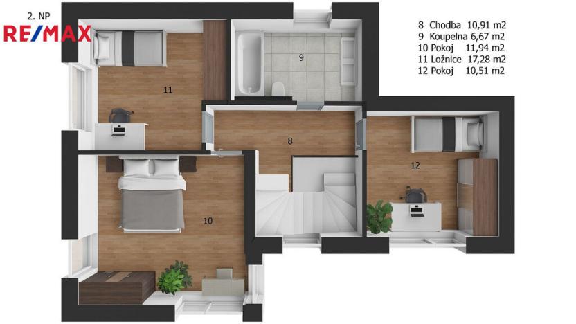 Pronájem rodinného domu, Ostrava - Polanka nad Odrou, 1. května, 126 m2