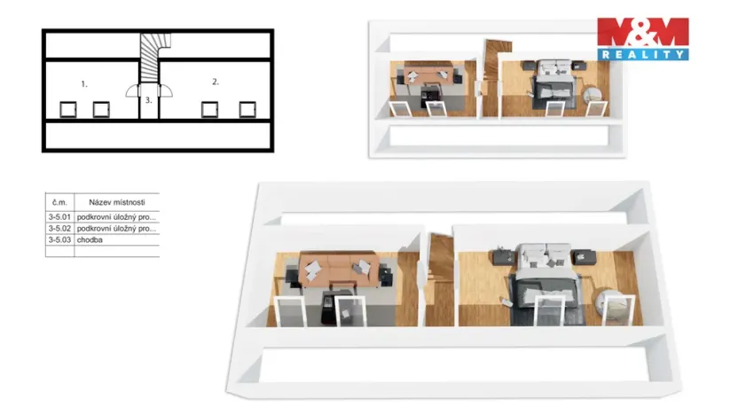 Prodej bytu 4+kk, Praha - Hlubočepy, Pod třešněmi, 145 m2