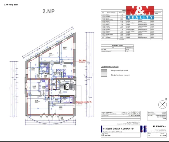 Prodej bytu 3+1, Praha - Hlubočepy, Pod třešněmi, 77 m2