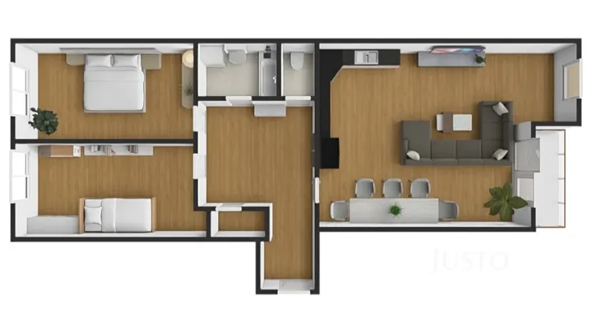 Prodej bytu 3+kk, Praha - Uhříněves, Oty Bubeníčka, 80 m2