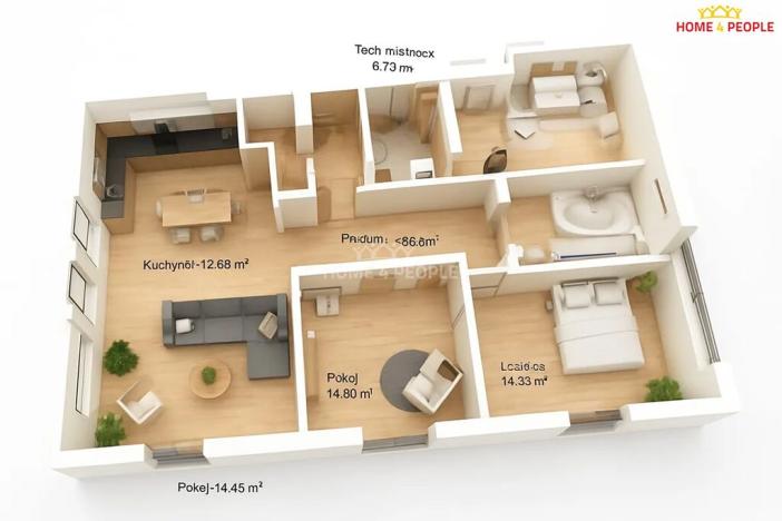 Prodej rodinného domu, Dobříš, 123 m2