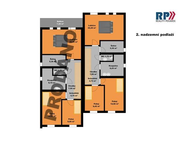 Prodej bytu 5+kk, Praha - Klánovice, U trativodu, 146 m2