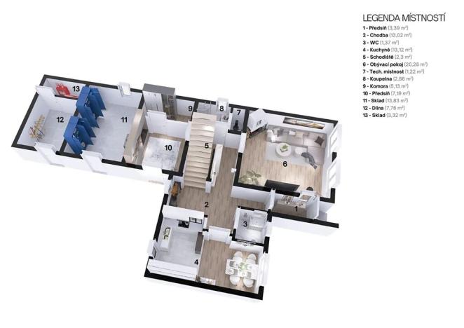 Prodej rodinného domu, Přeštice, 206 m2