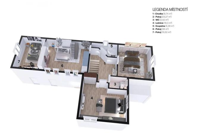 Prodej rodinného domu, Přeštice, 206 m2