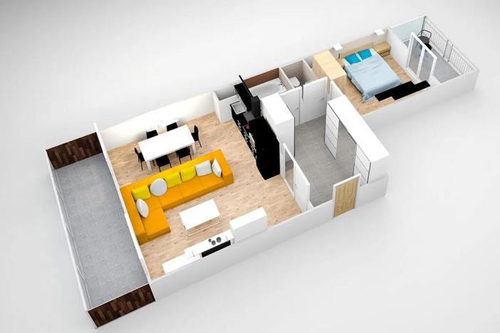 Prodej bytu 2+kk, Praha - Hlubočepy, Silurská, 81 m2